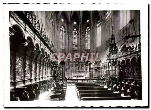 Cartes postales moderne Saint Bertrand de Comminges Choeur de la cathedrale Les stalles du maitre autel