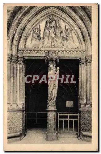 Paris Cartes postales La Sainte Chapelle Portail de la chapelle basse
