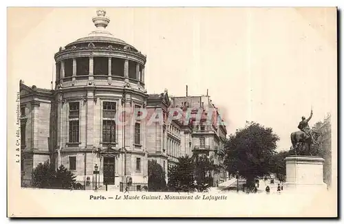 Paris Ansichtskarte AK Musee Guimet Monument de Lafayette