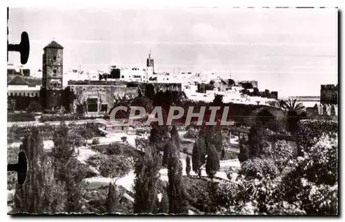 Cartes postales moderne Maroc Rabat La pointe des oudaias vue des jardins