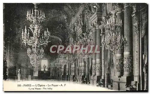 Paris Ansichtskarte AK L&#39opera Le foyer