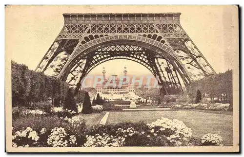 Paris Cartes postales Tour Eiffel trocadero