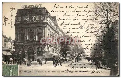 Paris Cartes postales Theatre de la Renaissance