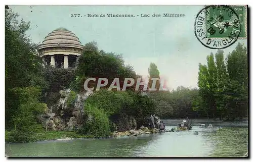 Paris Cartes postales Bois de Vincennes Lac des minimes