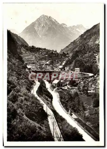 Cartes postales moderne Cauterets Route de Pierrefitte Le limacon