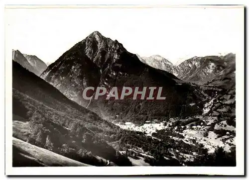 Moderne Karte Cauterets Vue generale prise de la ferme de la reine Hortense vers la vallee de Cauterets