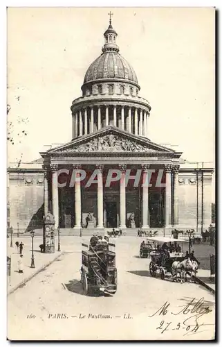 Paris Cartes postales Pantheon Bus a l&#39imperiale