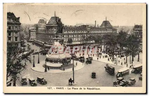 Paris Cartes postales Place de la Republique