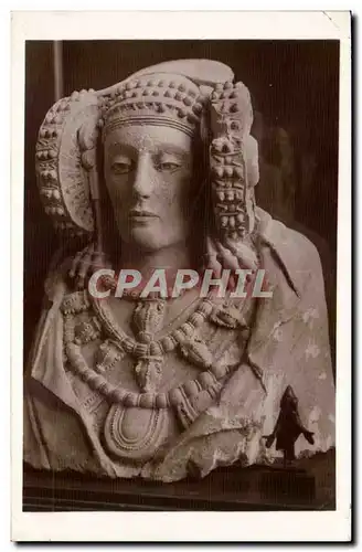 Cartes postales Louvre La dame d&#39Etche Sculpture greco pheniciennne