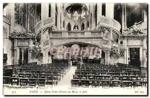 Paris Ansichtskarte AK Eglise notre St Etienne du Mont