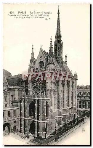 Paris Cartes postales Sainte chapelle