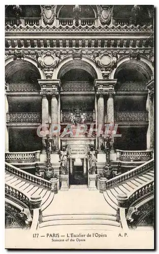 Paris Ansichtskarte AK Escalier de l&#39 opera
