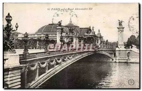 Paris Cartes postales Pont Alexandre III