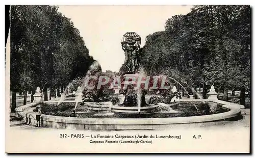 Paris Ansichtskarte AK Fontaine CArpeaux Jardin du Luxembourg