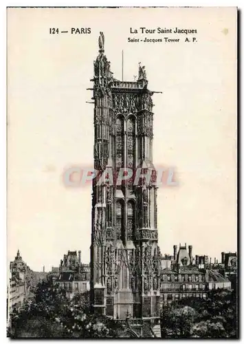 Paris Cartes postales Tour Saint Jacques