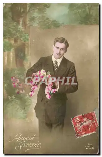 Cartes postales Fantaisie Homme