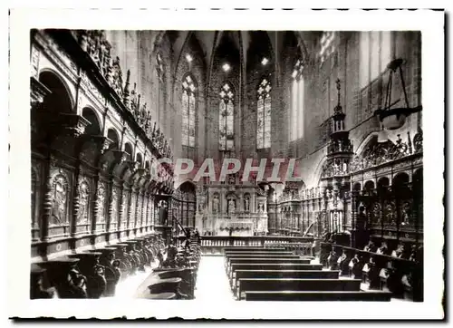 Saint Bertrand de Comminges Cartes postales Coeur de la cathedrale Les stalles et le maitre autel