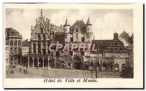 Belgique Malines Cartes postales Hotel de ville et musee
