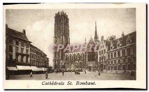 Belgique Malines Ansichtskarte AK Cathedrale St Rombaut