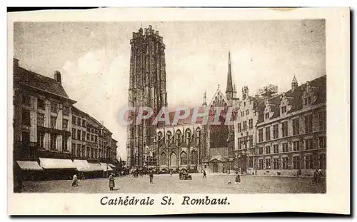 Belgique Malines Cartes postales Cathedrale St Rombaut