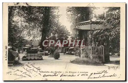 Cartes postales Paris Chalets du ccyle Le kiosque a musique