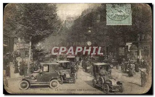 Cartes postales Paris Boulevard des CApucines