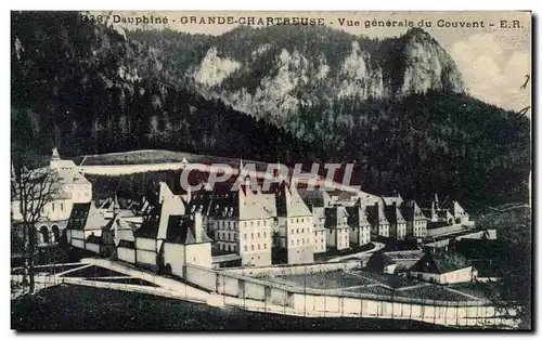 Cartes postales Grande Chartreuse Vue generale du couvent