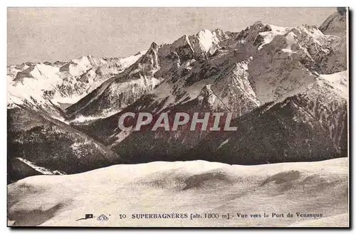 Cartes postales Superbagneres Luchon Vue sur le pont de Venasque