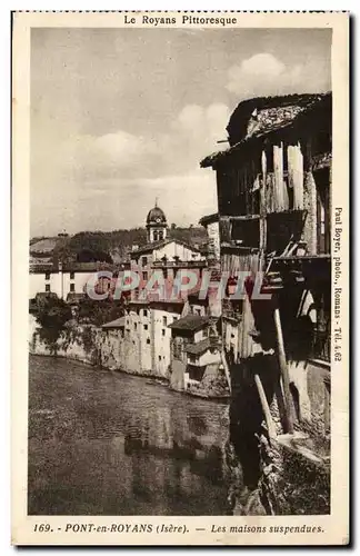 Cartes postales Royans Pont en Royans Les maisons suspendues