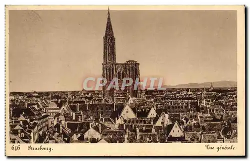 Cartes postales Strasbourg Vue generale