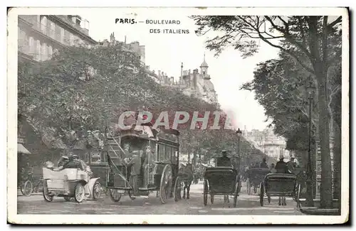 Paris Cartes postales Boulevard des italiens