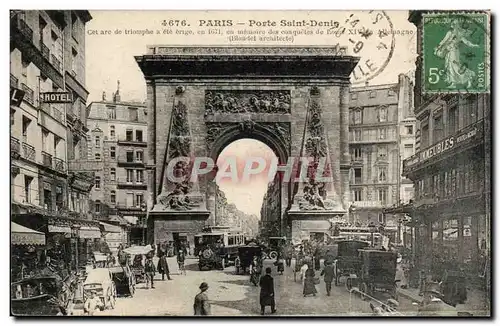 Paris Cartes postales Porte Saint Denis