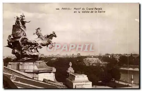 Paris Ansichtskarte AK Trocadero Motif du grand palais et la vallee de la SEine