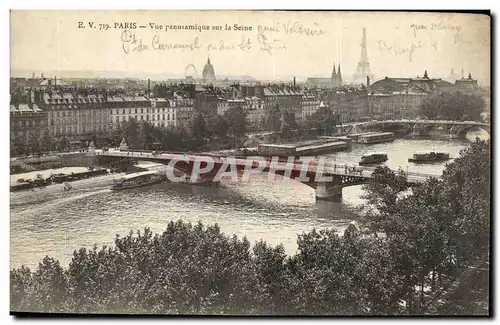 Paris Ansichtskarte AK Vue panoramique sur la Seine