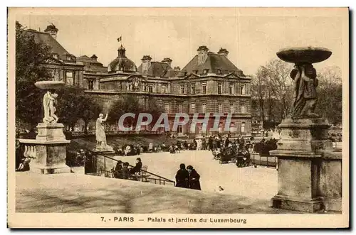 Paris Ansichtskarte AK Palais et jardins du Luxembourg