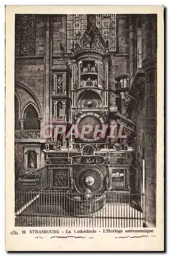 Strasbourg Cartes postales Cathedrale Horloge astronomique