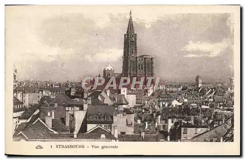 Strasbourg Cartes postales Vue generale