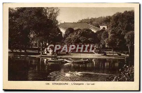 Strasbourg Cartes postales L'orangerie Le lac