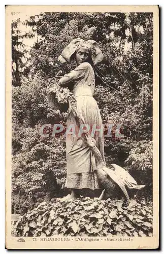 Strasbourg Cartes postales L&#39orangerie Cigogne