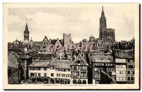 Strasbourg Cartes postales Vue prise des magasins modernes