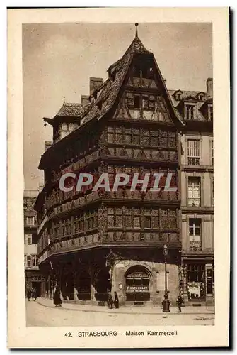 Strasbourg Cartes postales Maison Kammerzell