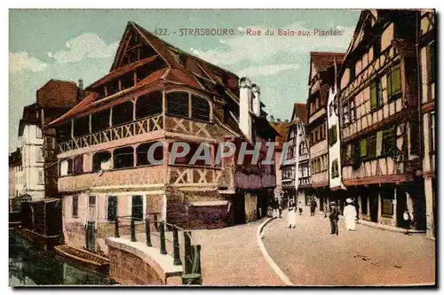 Strasbourg Cartes postales Rue du bain aux plantes