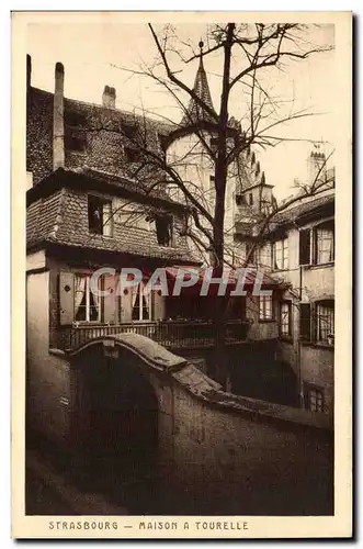 Strasbourg Cartes postales Maison a tourelle