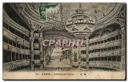 Paris Cartes postales Interieur de l&#39opera