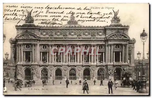 Paris Ansichtskarte AK L&#39opera Theatre