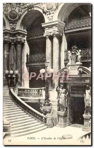 Paris Cartes postales Escalier de l&#39opera