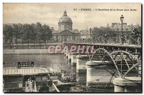 Paris Ansichtskarte AK Institut et pont des Arts