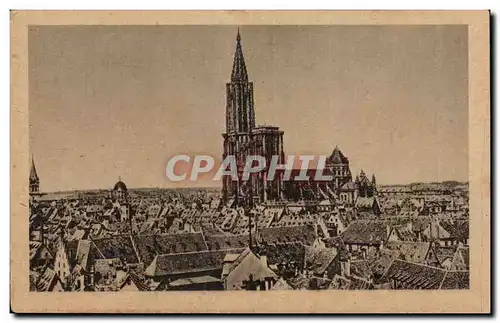 Strasbourg Ansichtskarte AK Vue panoramique prise de l&#39hopital