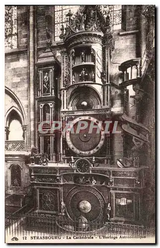 Strasbourg Cartes postales Cathedrale Horloge astronomique