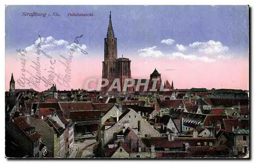 Strasbourg Cartes postales Totalansicht